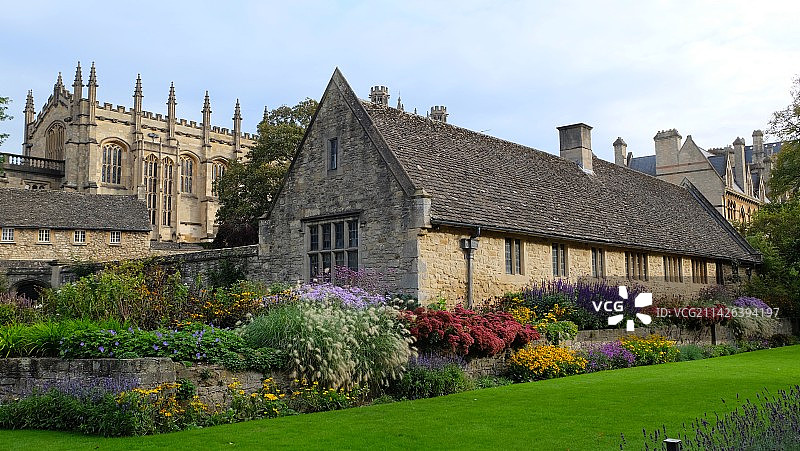 牛津小镇的街景图片素材