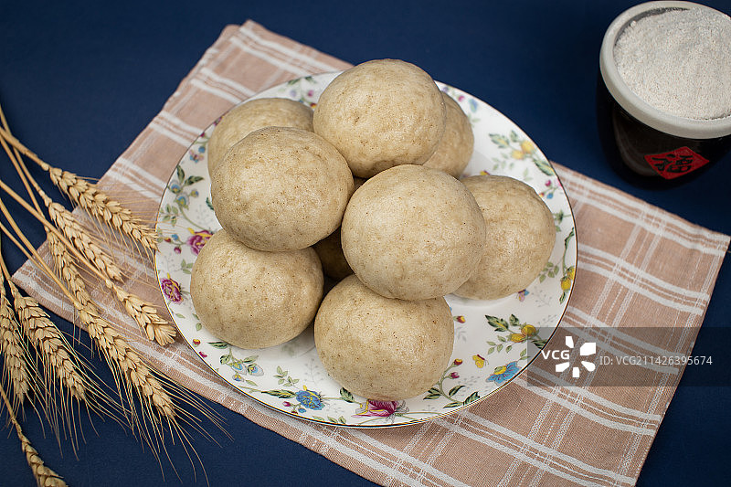 青稞馒头包子图片素材