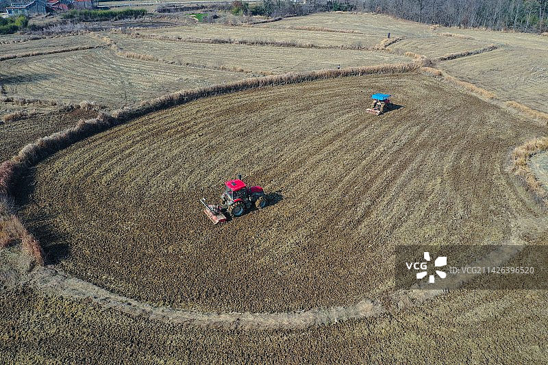 河南光山:春耕备耕忙图片素材