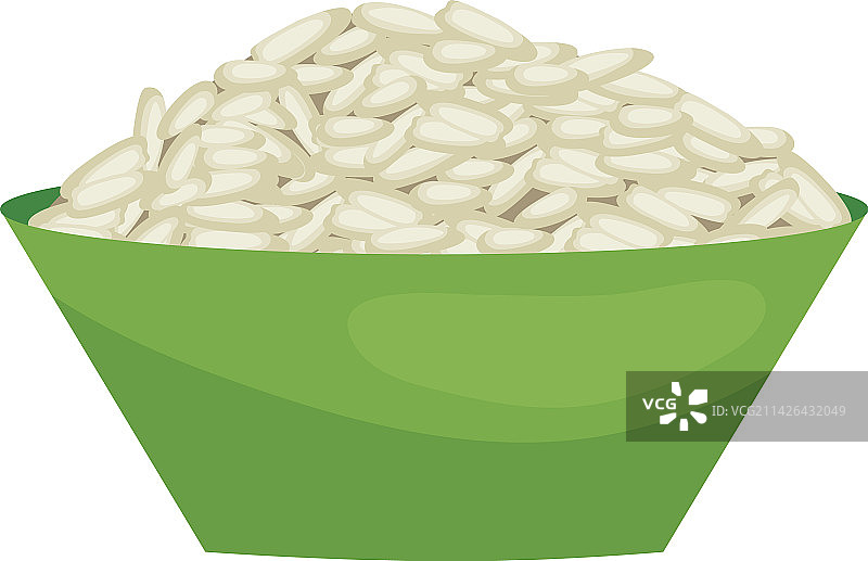 绿碗里的稻米图片素材