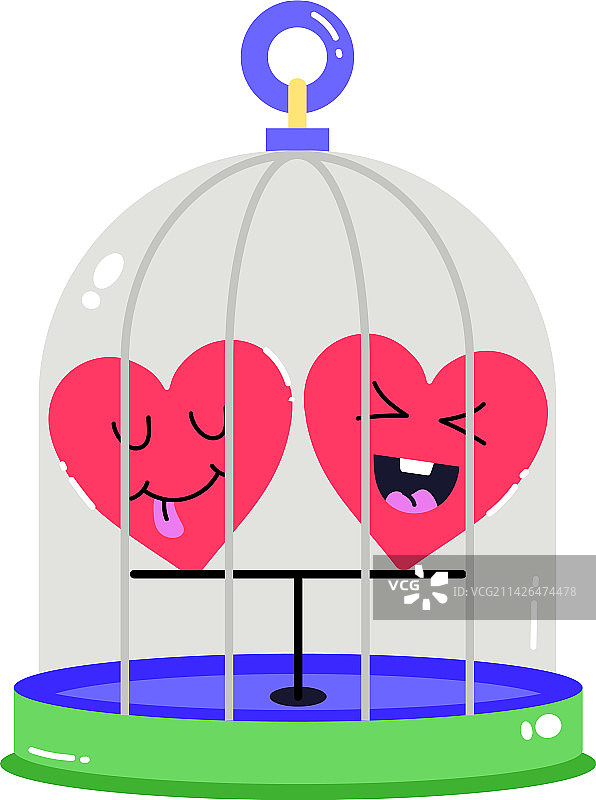 爱心笼子图片素材