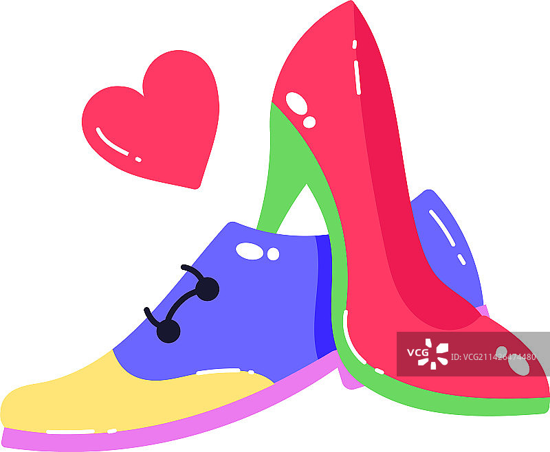 情侣鞋图片素材