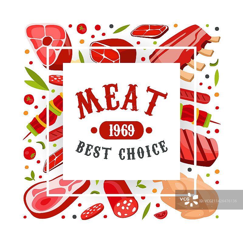 肉店新鲜天然肉制品banner图片素材