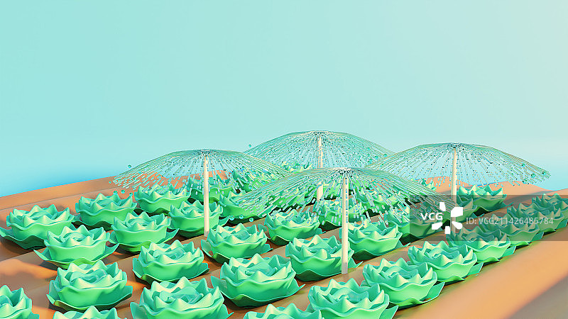 农田自动灌溉图片素材