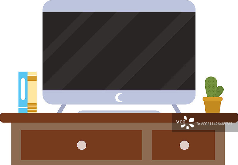 电视和抽屉家具图片素材