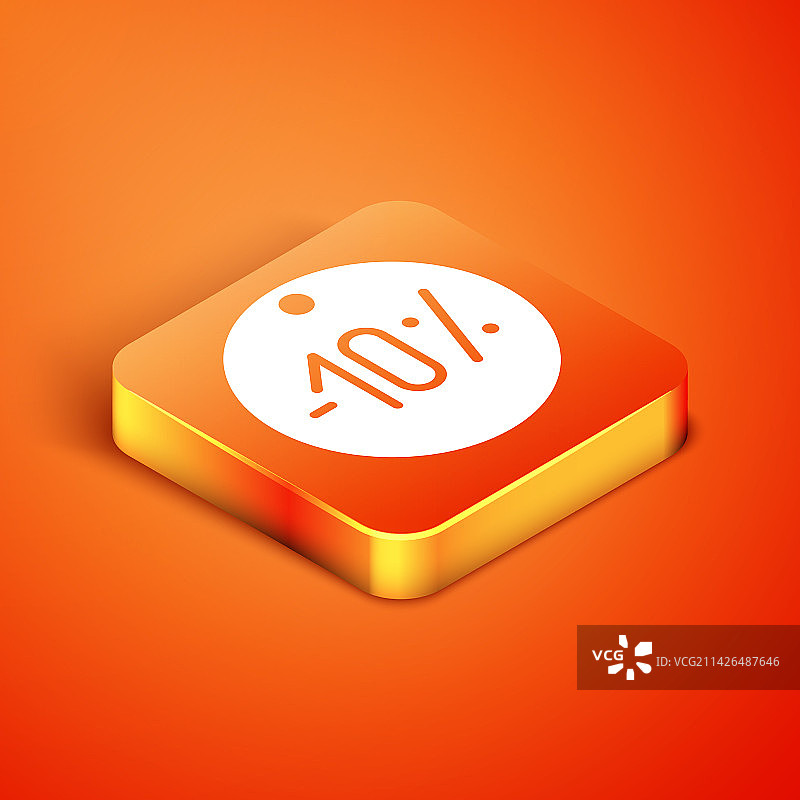 2.5D打折标签图标图片素材