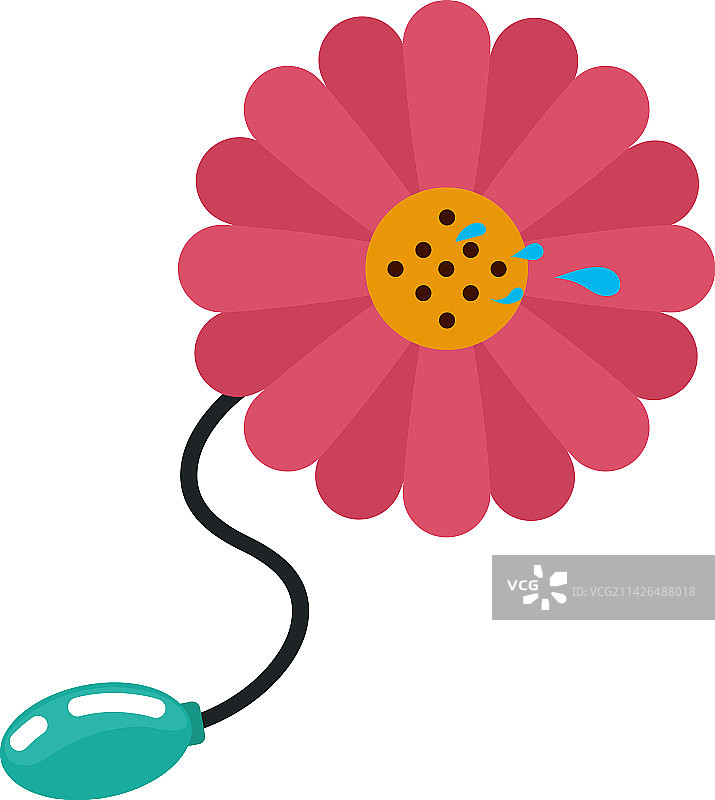 恶作剧喷水花图片素材