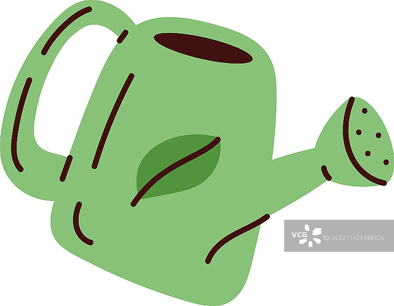 绿色洒水器图片素材