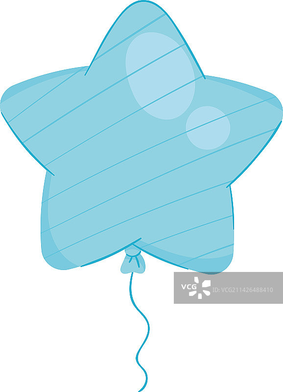 蓝色氦气球漂浮图片素材