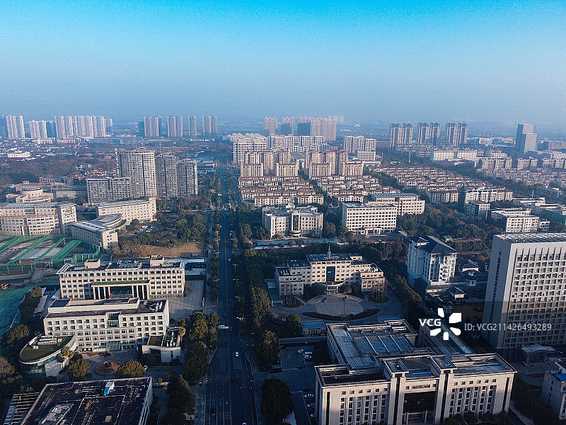 无锡 惠山区 惠山大道 市民广场  万达广场 金都惠丰广场图片素材