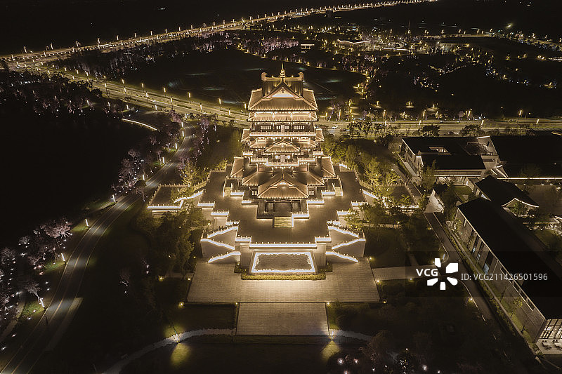 大运会东安阁图片素材