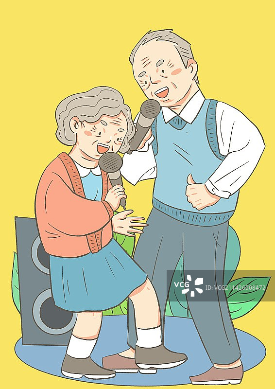 乐享老年生活图片素材