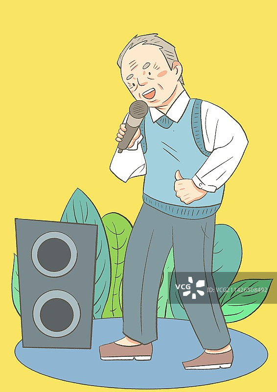 乐享老年生活图片素材