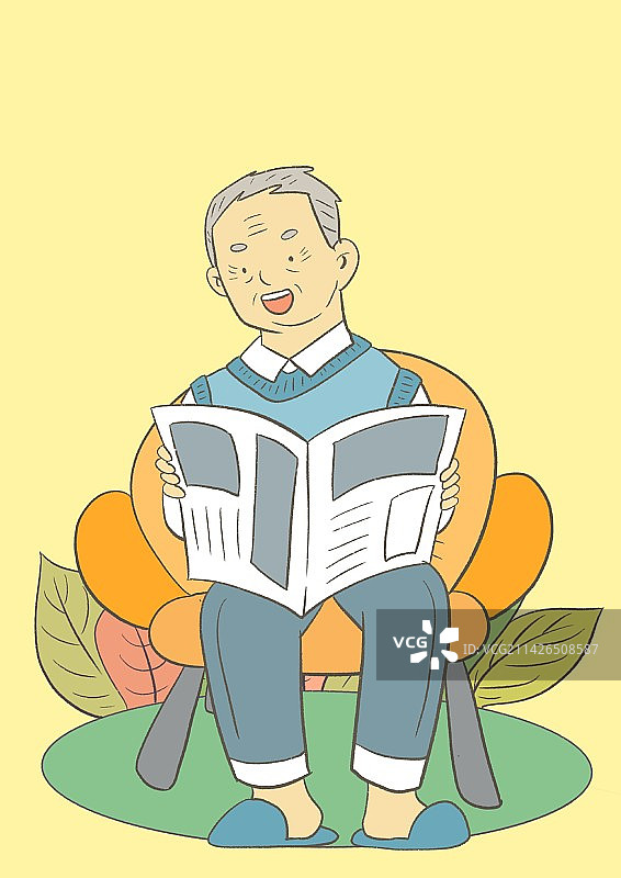 安享晚年图片素材