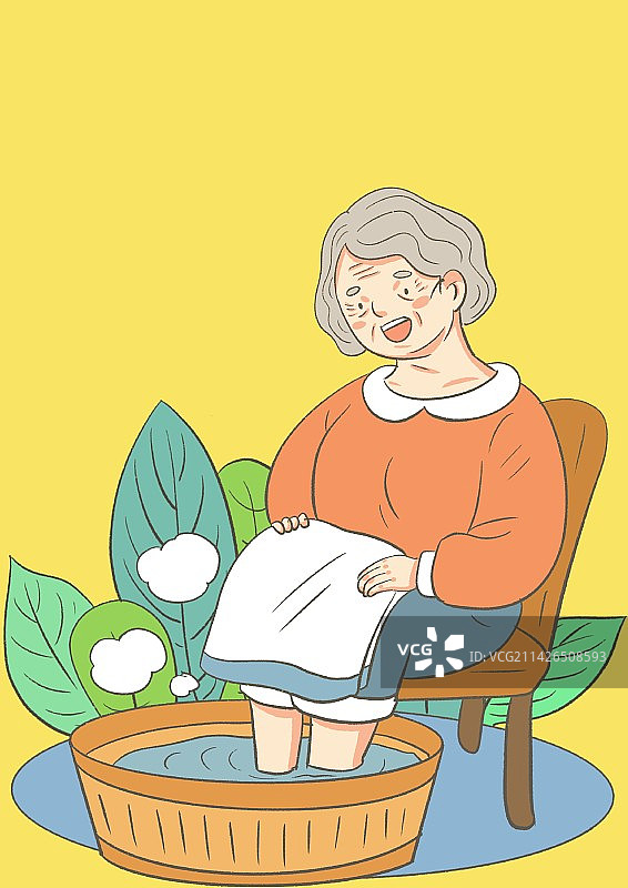 安享晚年图片素材