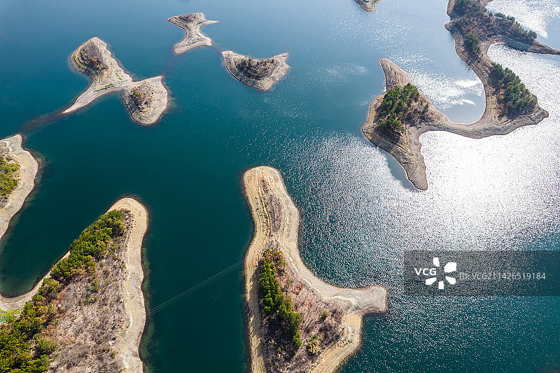 黄石市仙岛湖风光图片素材