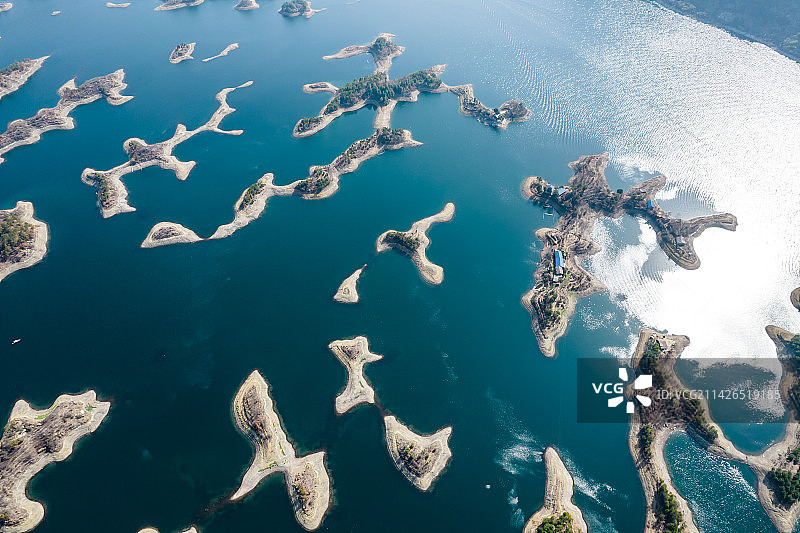 黄石市仙岛湖风光图片素材