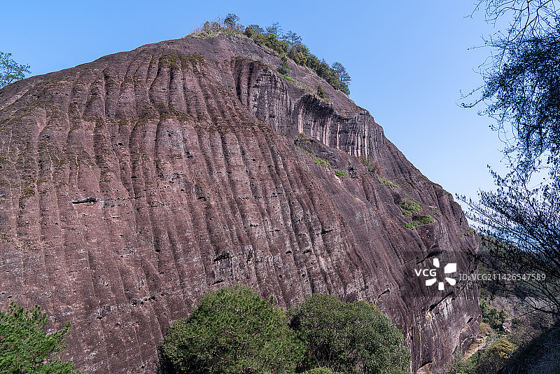 福建南平武夷山虎啸岩景区风光图片素材
