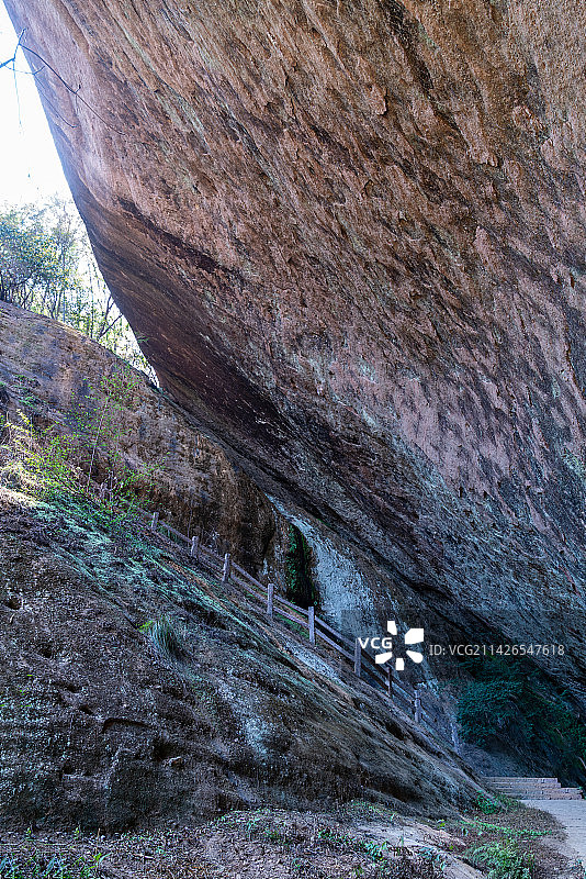 福建南平武夷山虎啸岩景区风光图片素材