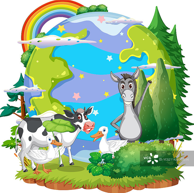 地球上的动物图片素材