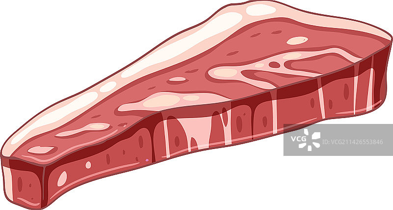 简约红色肉类图片素材