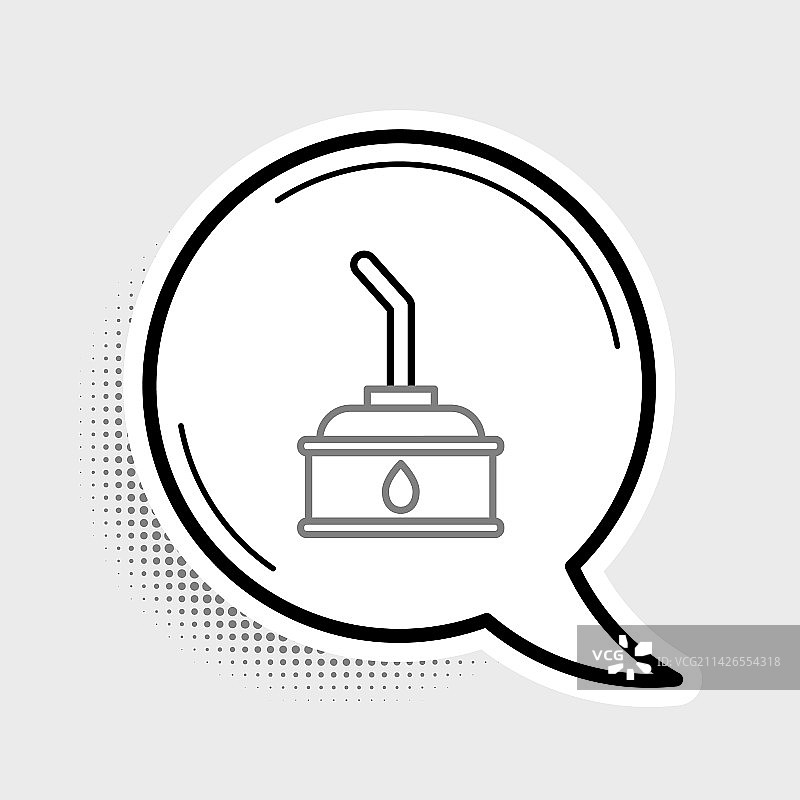 线筒用于电机机油图标隔离图片素材