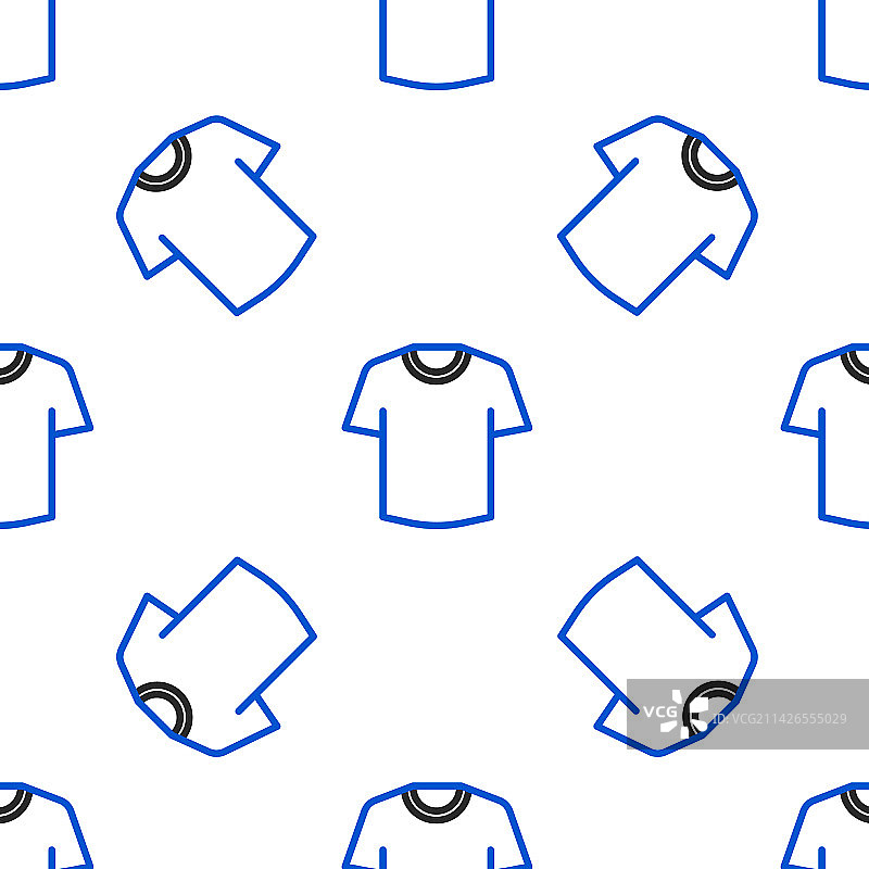T恤线条无缝图标图片素材