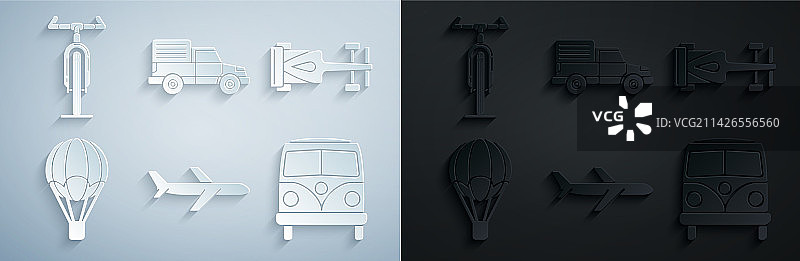 飞机、方程式赛车、热气球图片素材