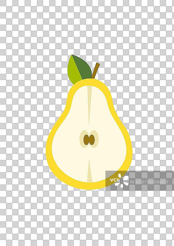 水果梨子矢量元素图片素材