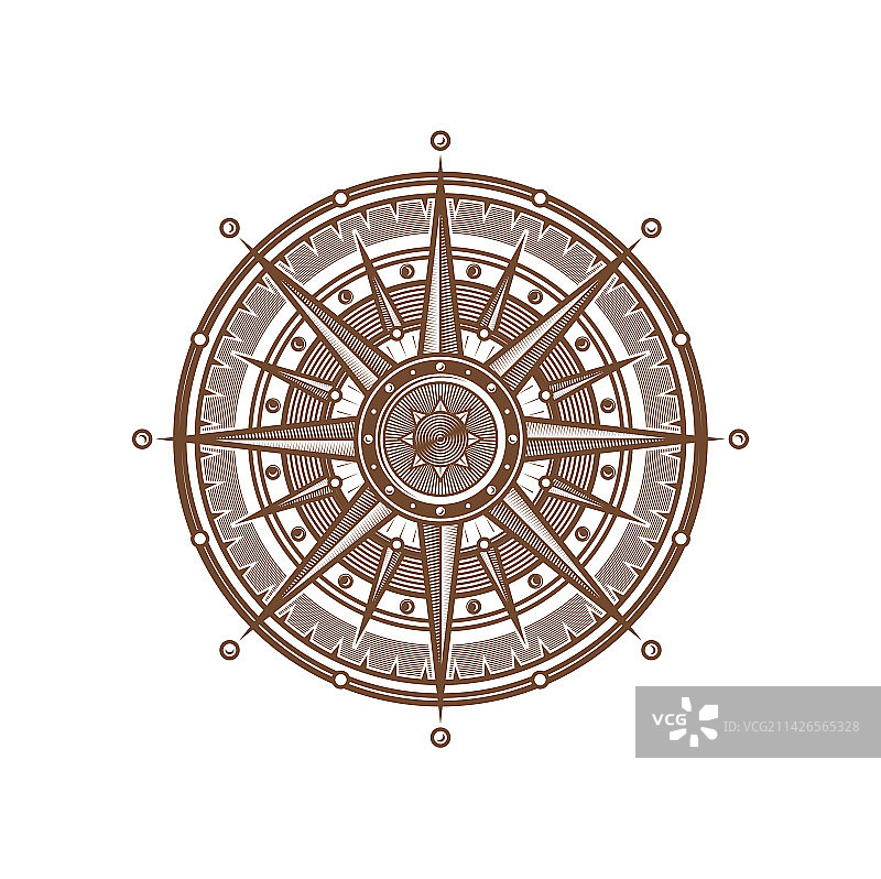 指南针风向标航海地理标志图片素材