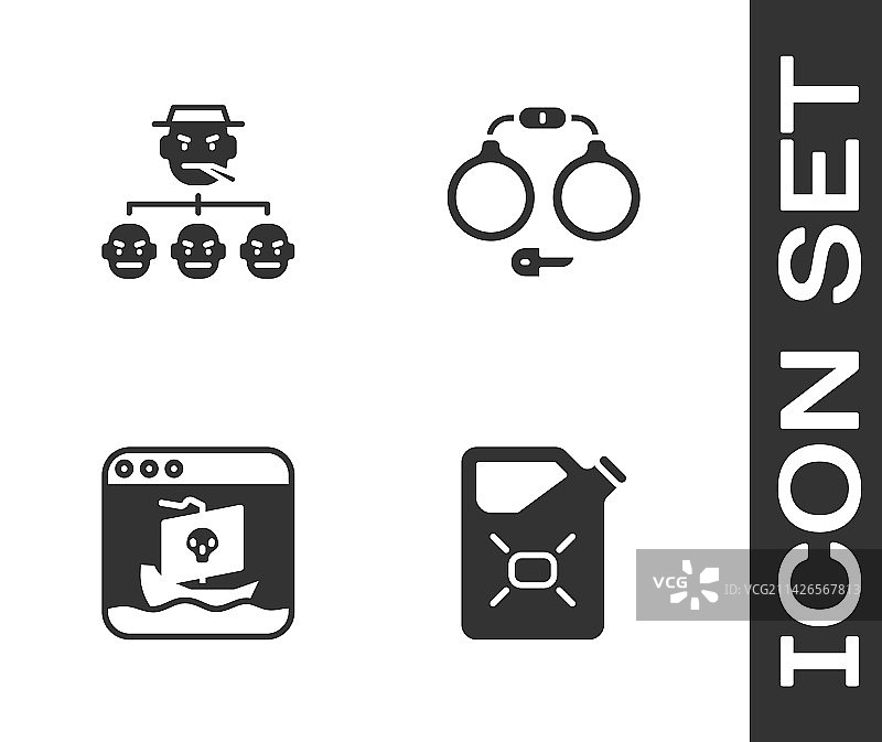 燃料黑手党互联网盗版滤清器套装图片素材