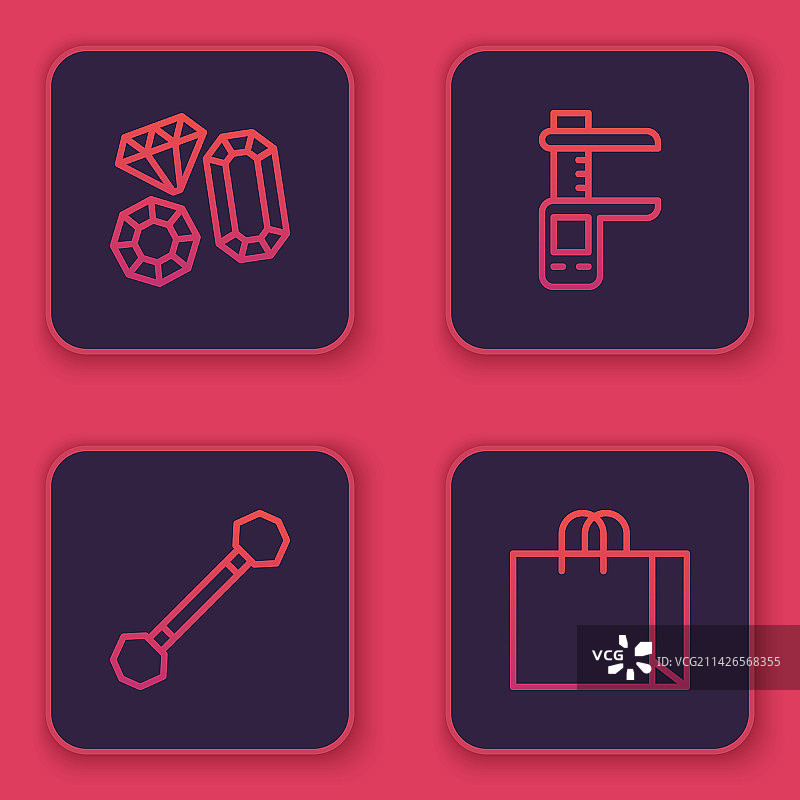 宝石穿孔卡尺图片素材