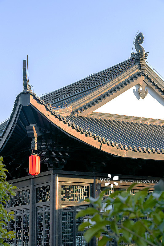 盐城盐镇水街景色图片素材