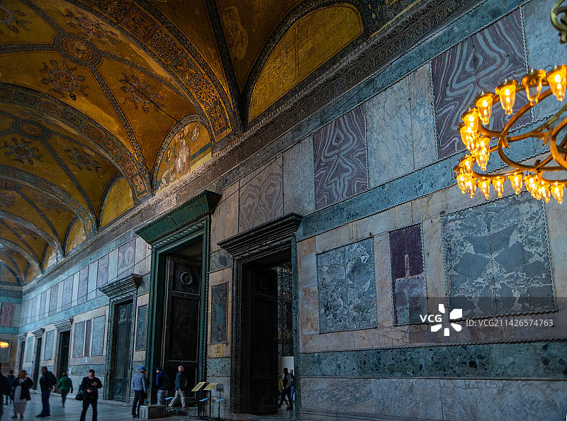 土耳其伊斯坦布尔圣索非亚大教堂图片素材