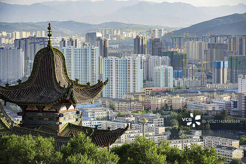 西宁南山寺图片素材