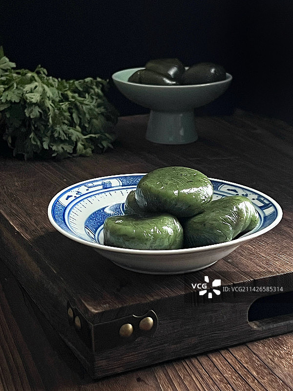 艾草青团图片素材