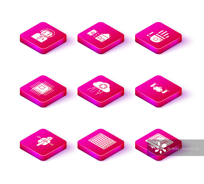 机器人印刷电路板PCB处理器图片素材