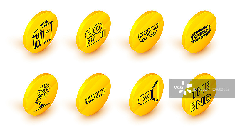 电影手写字幕结束图片素材