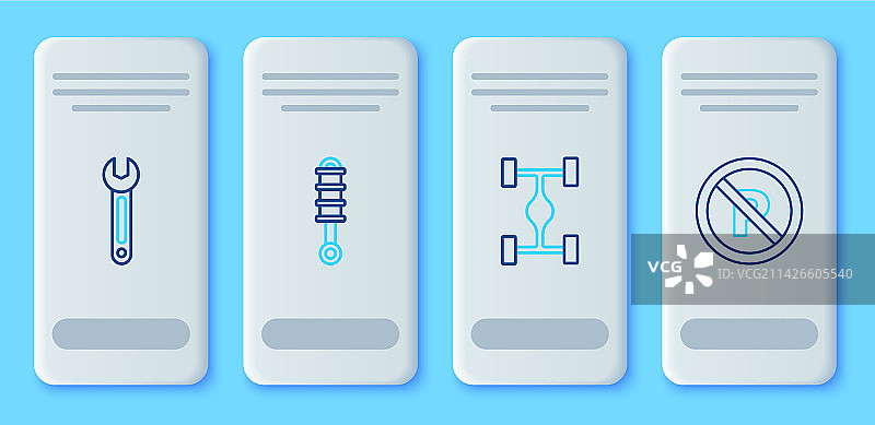 减震器、底盘、汽车扳手素材图片素材