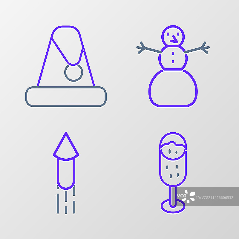 香槟烟花火箭组合banner图片素材