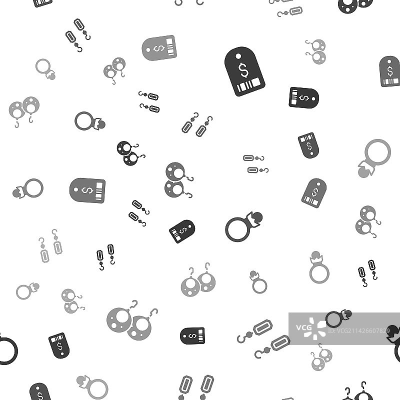 带有美元耳环钻石的价格标签图片素材