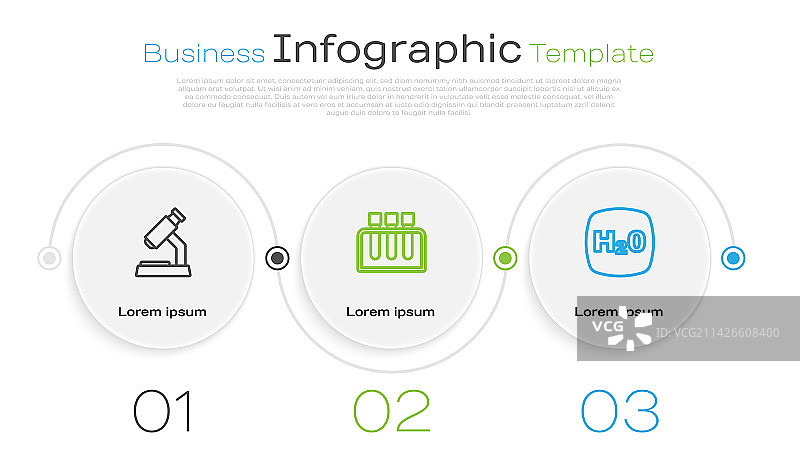 显微镜试管化学实验设备图片素材