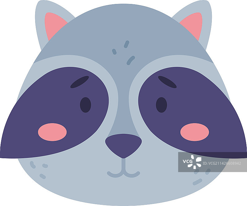 可爱的浣熊宝宝动物苗圃负责人图片素材