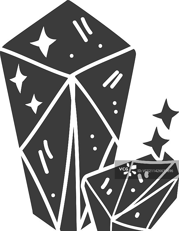 无色神秘水晶图片素材