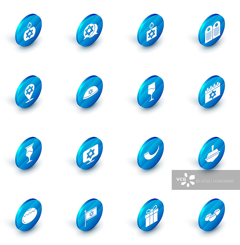 大卫之星、燃烧的蜡烛和墓碑图片素材