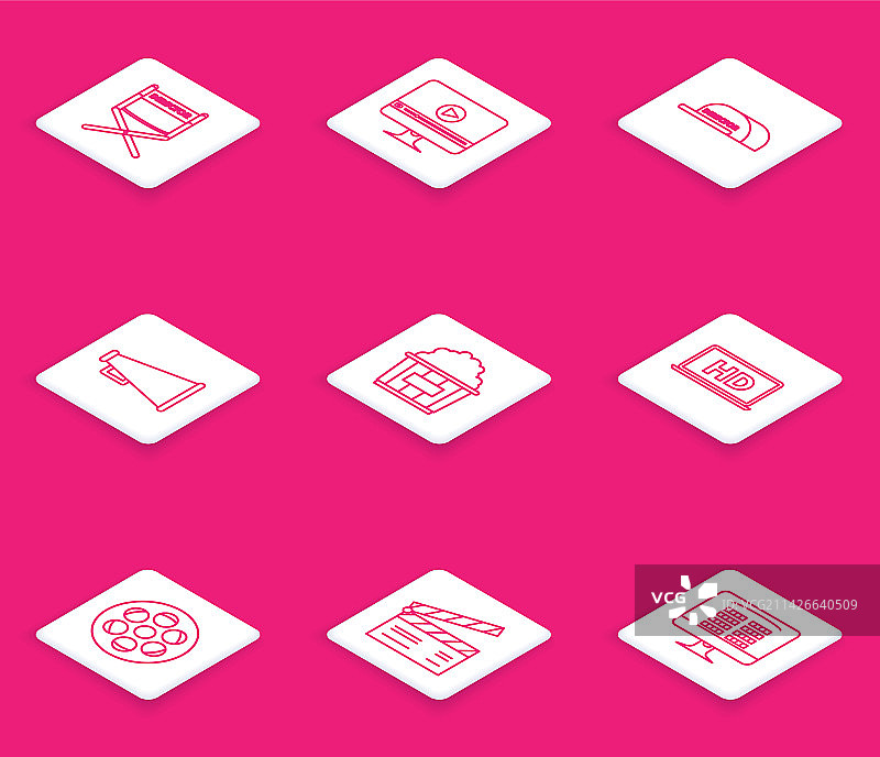 电影导演椅在线视频播放图片素材