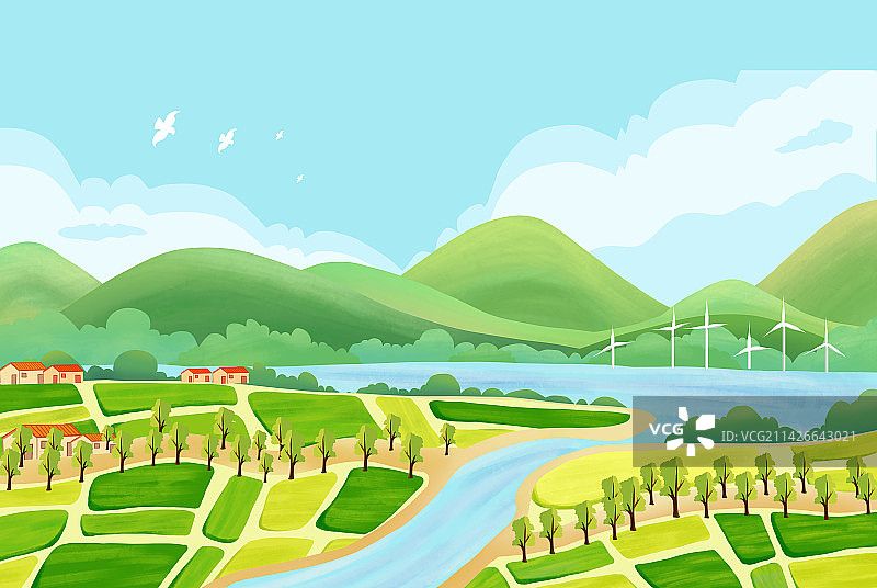 乡村振兴战略发展农业图片素材