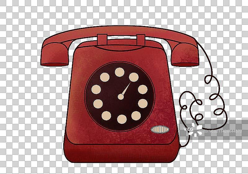 复古物件座机图片素材