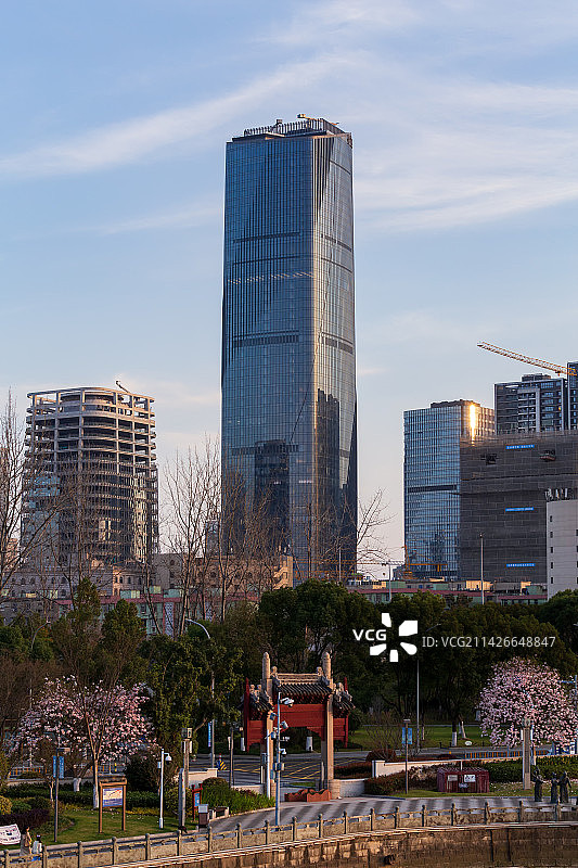 宁波城市风光宁波新世界广场图片素材