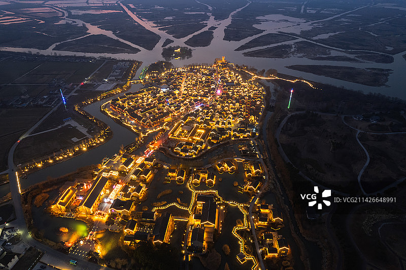 江苏省盐城九龙口国家湿地公园图片素材